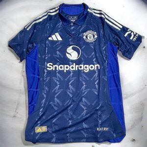 Adidas Manchester United 24/25 Away Authentic Soccer Jersey (IU1391) MEDIUM $150